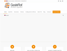 Tablet Screenshot of gesinflot.com